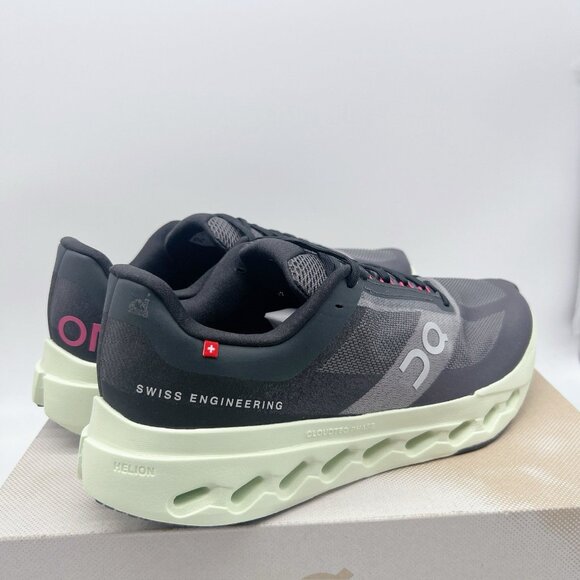 On Cloud Running Shoes Cloudsurfer Next Sneaker Black/ Lima Mens US 12 - Picture 6 of 12